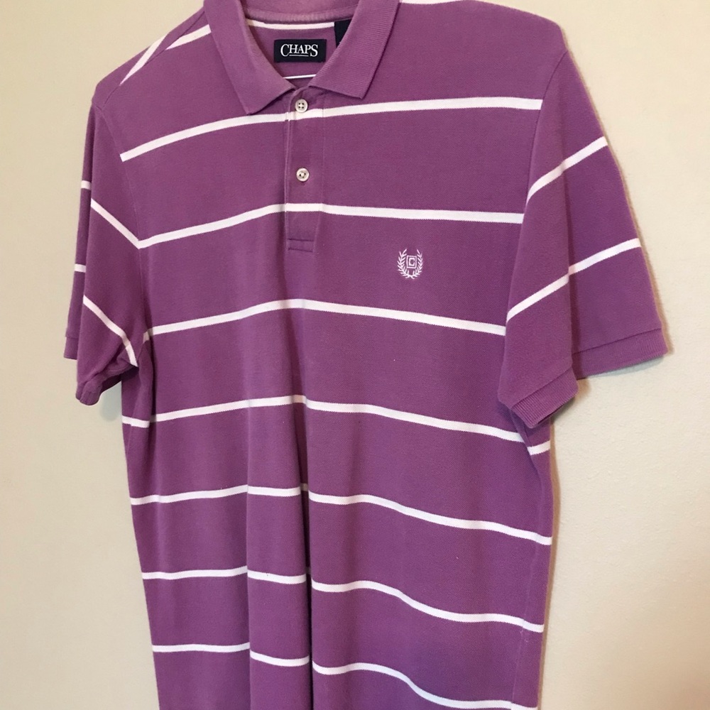 Men’s Purple Chaps Polo size Medium